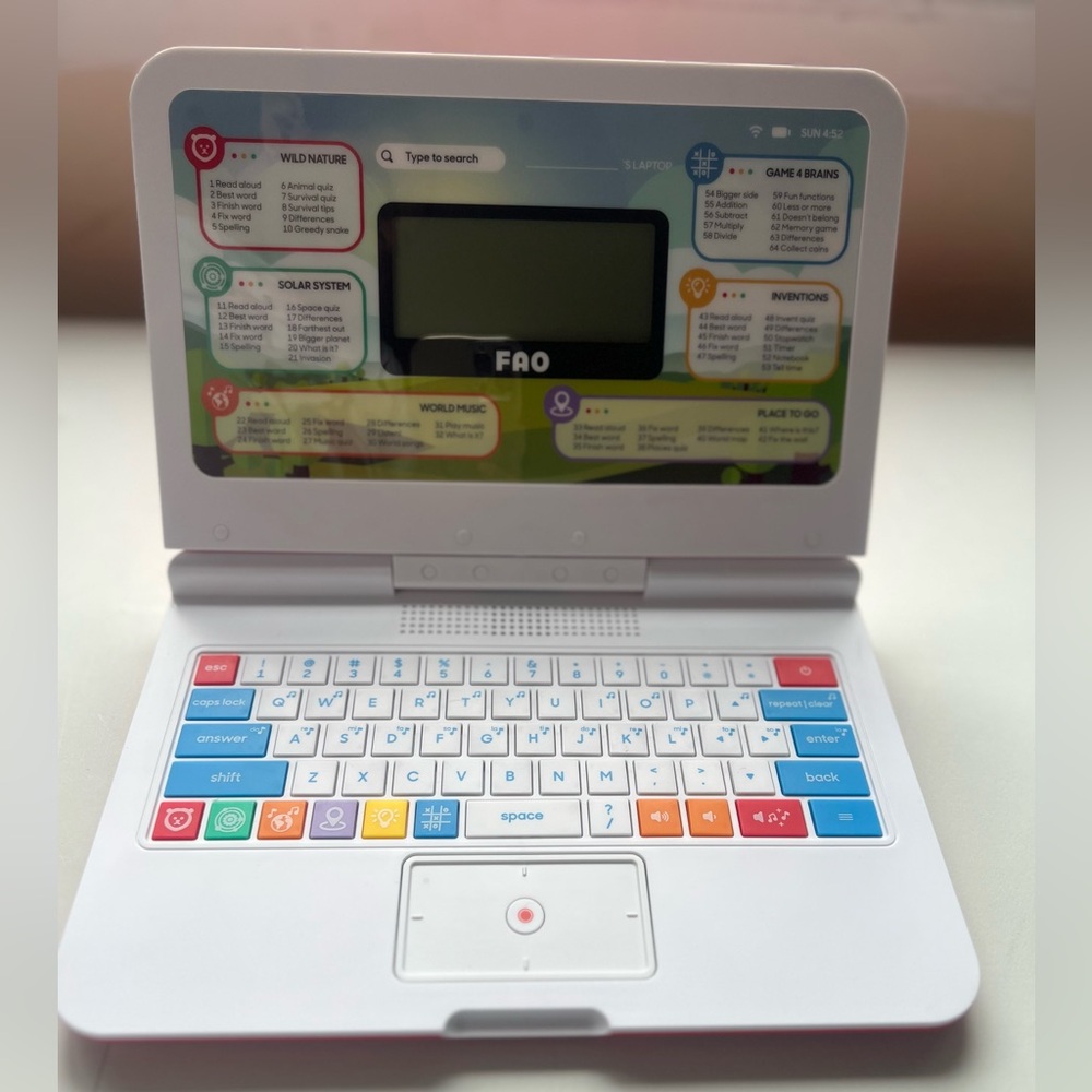 FAO Schwarz Teach & Talk Exploration Laptop